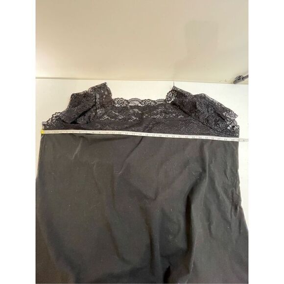 Roaman’s women’s 3x black lace top 30/32 - Picture 3 of 6